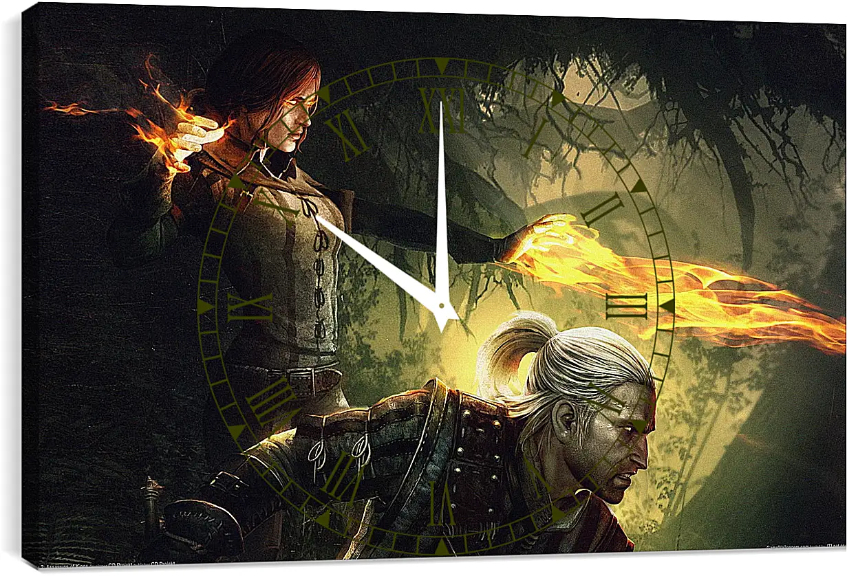 Часы картина - The Witcher 2: Assassins Of Kings