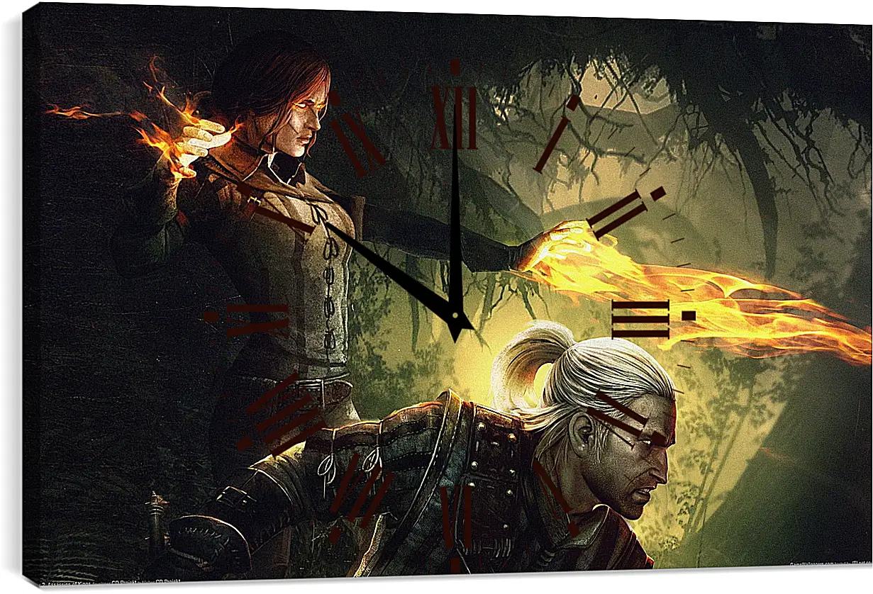 Часы картина - The Witcher 2: Assassins Of Kings