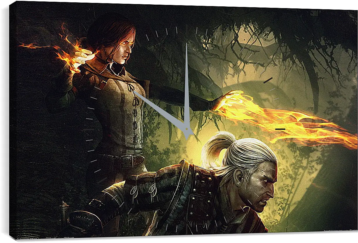 Часы картина - The Witcher 2: Assassins Of Kings