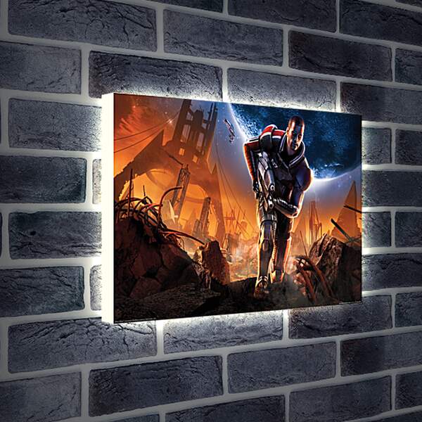 Лайтбокс световая панель - Mass Effect 2