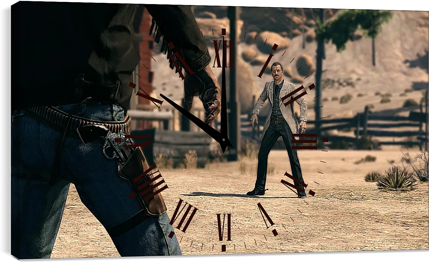 Часы картина - Call Of Juarez
