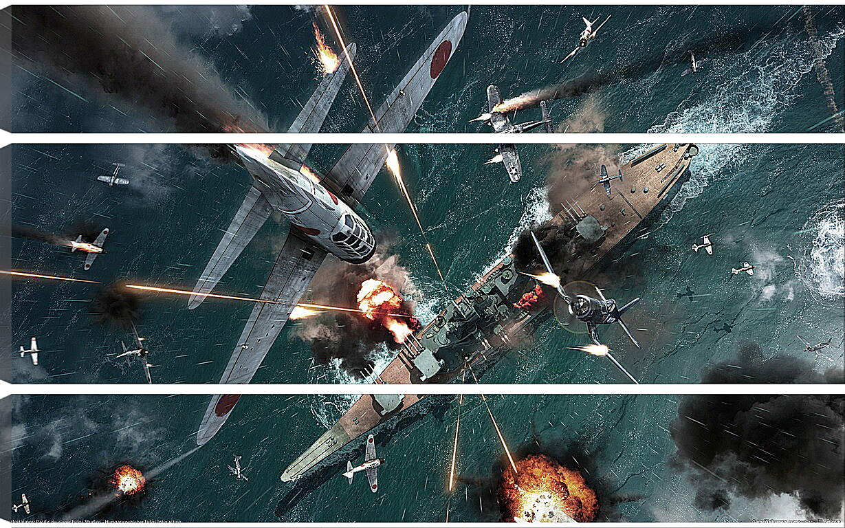 Модульная картина - Battlestations: Pacific
