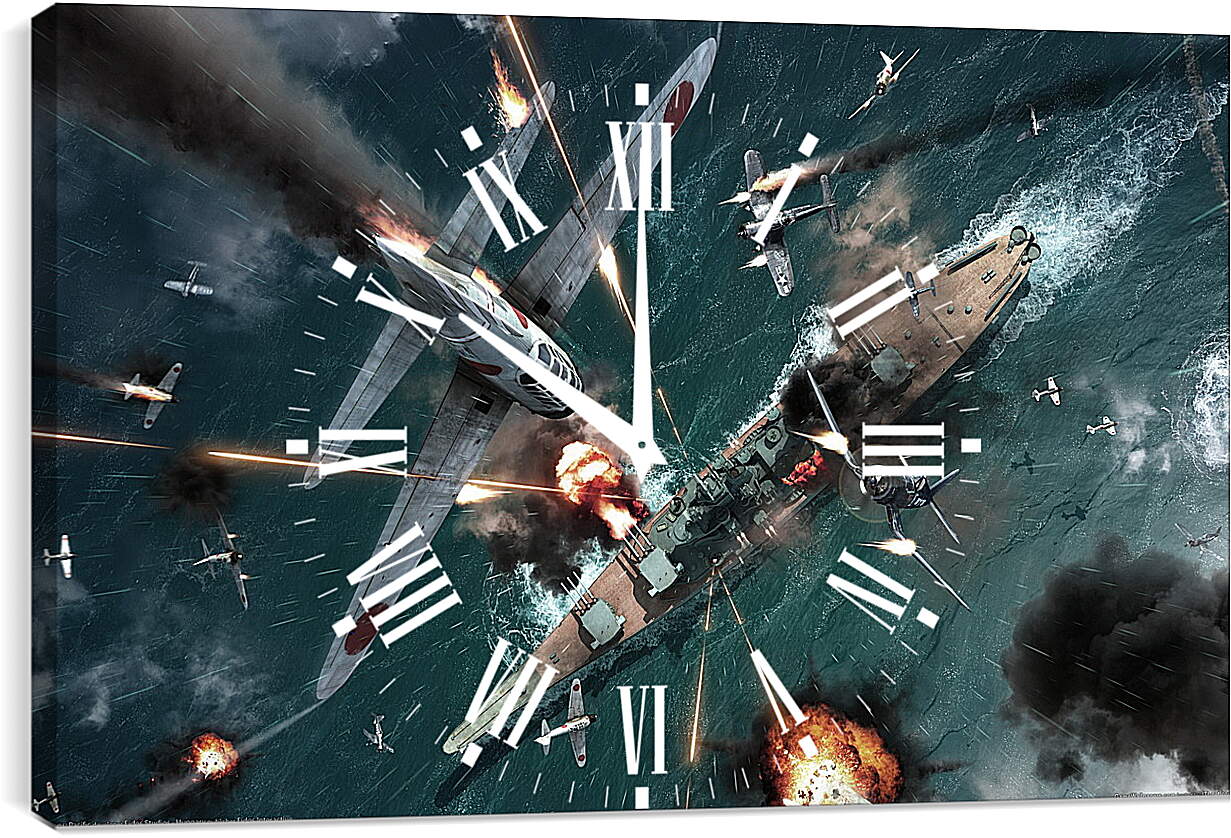 Часы картина - Battlestations: Pacific
