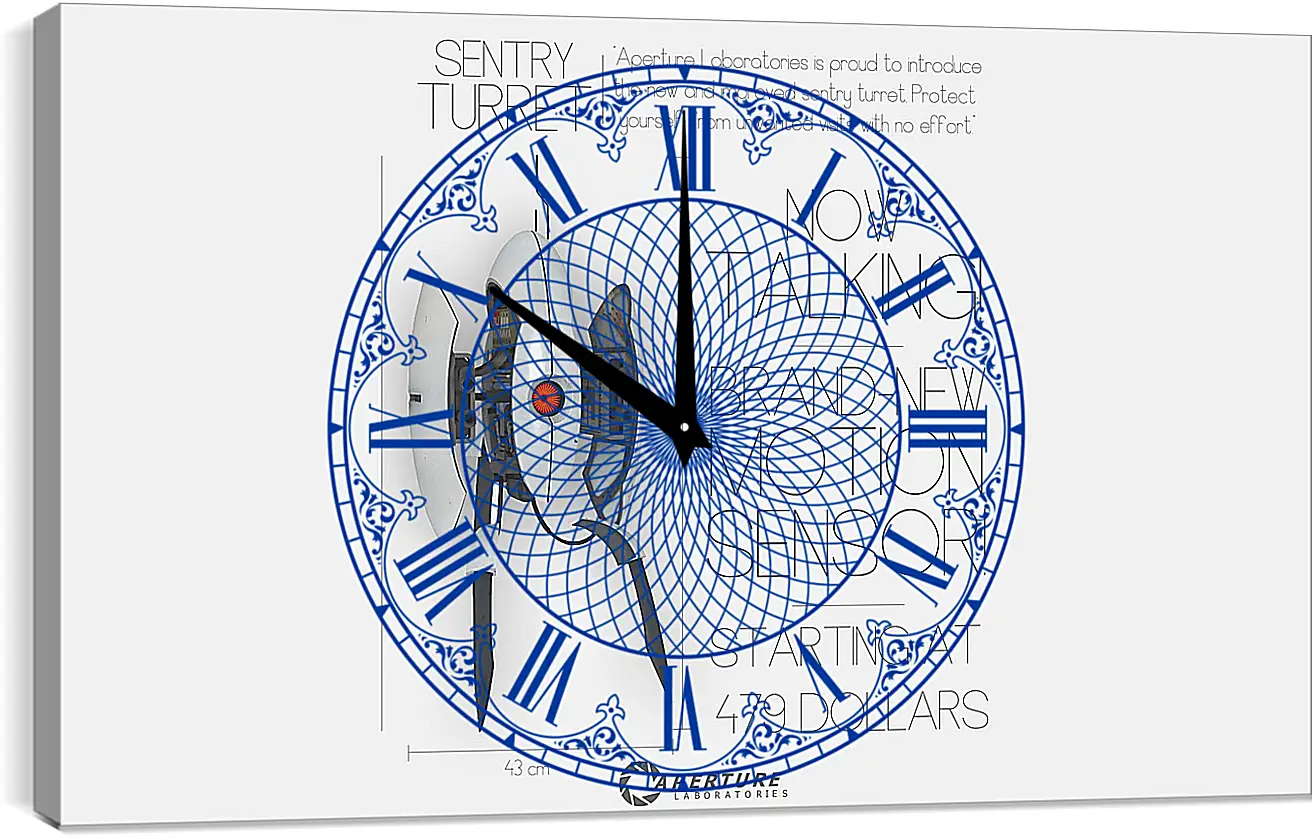 Часы картина - Portal
