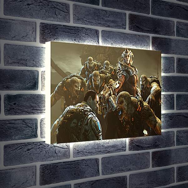 Лайтбокс световая панель - Gears Of War 3
