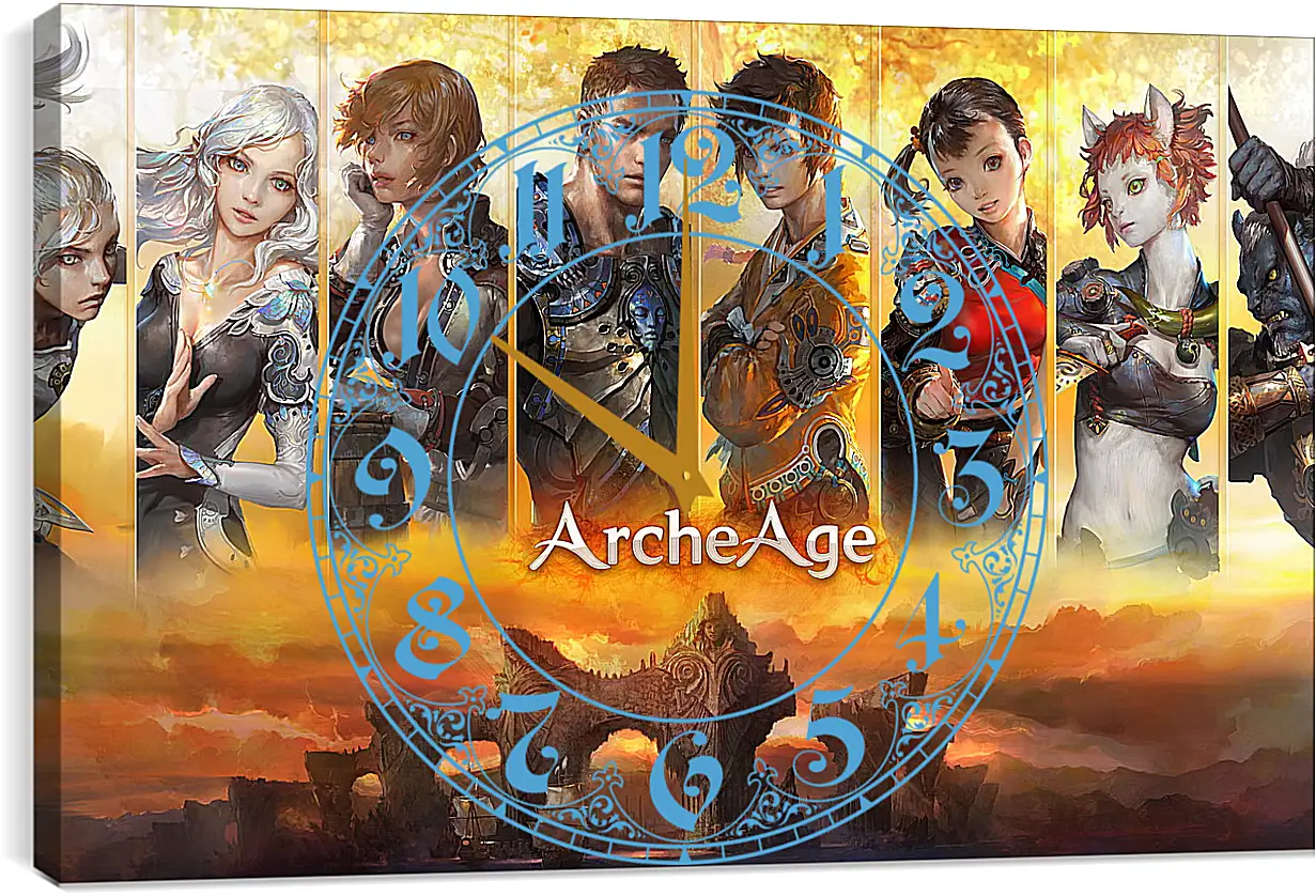 Часы картина - Archeage Online
