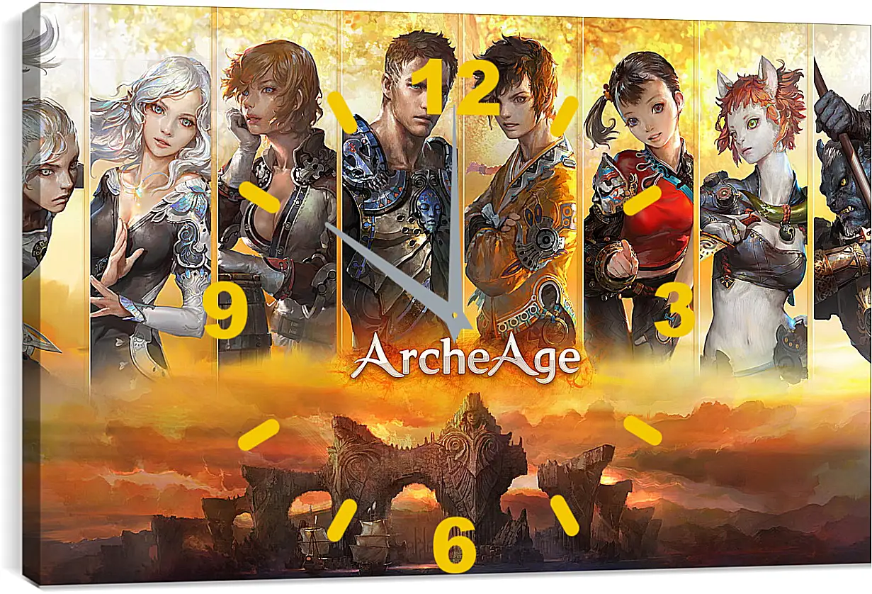 Часы картина - Archeage Online
