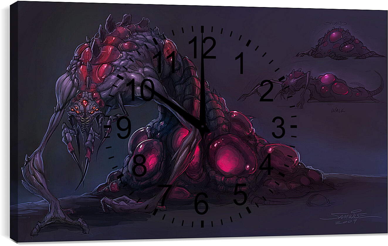 Часы картина - Starcraft