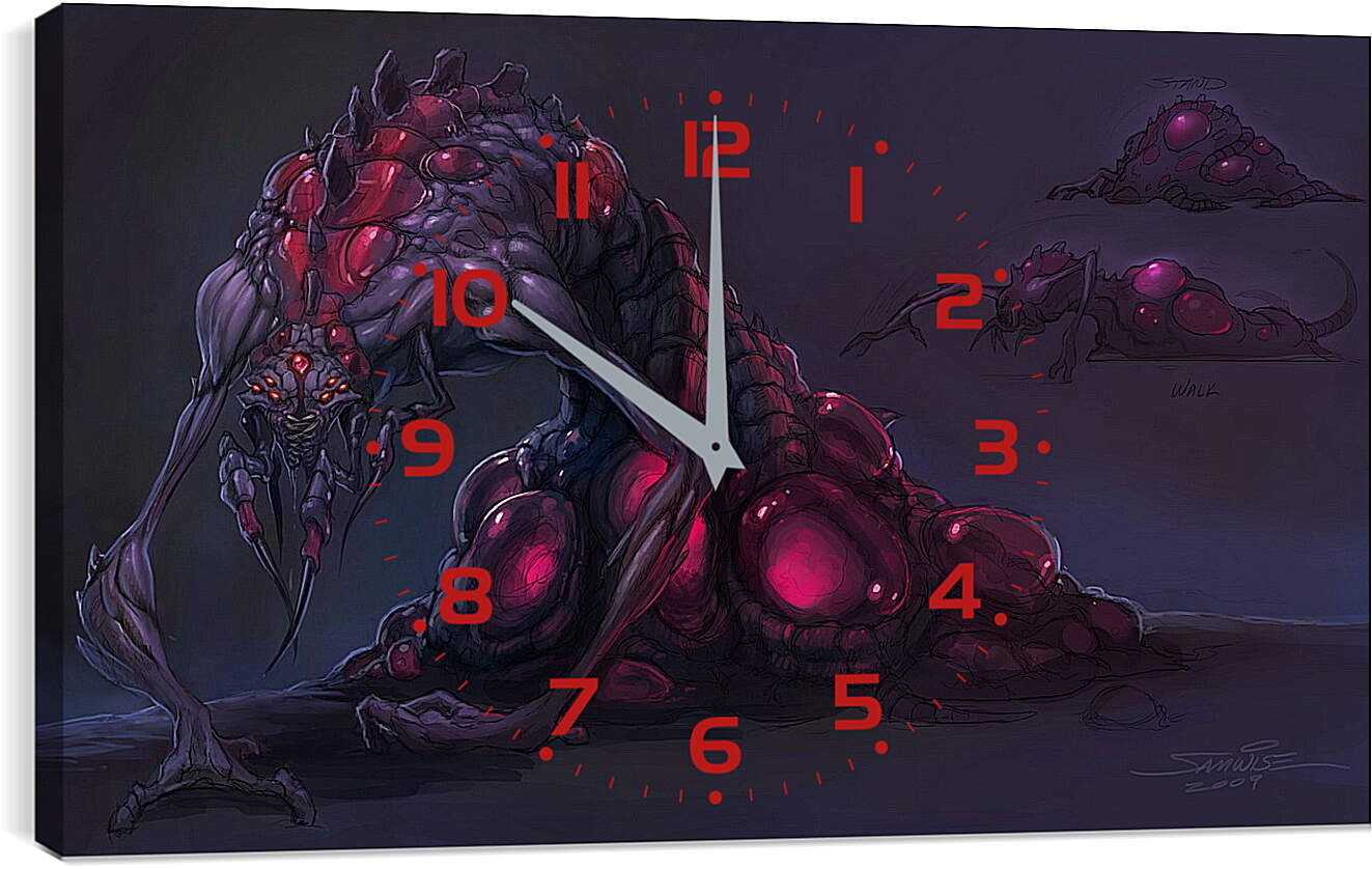 Часы картина - Starcraft