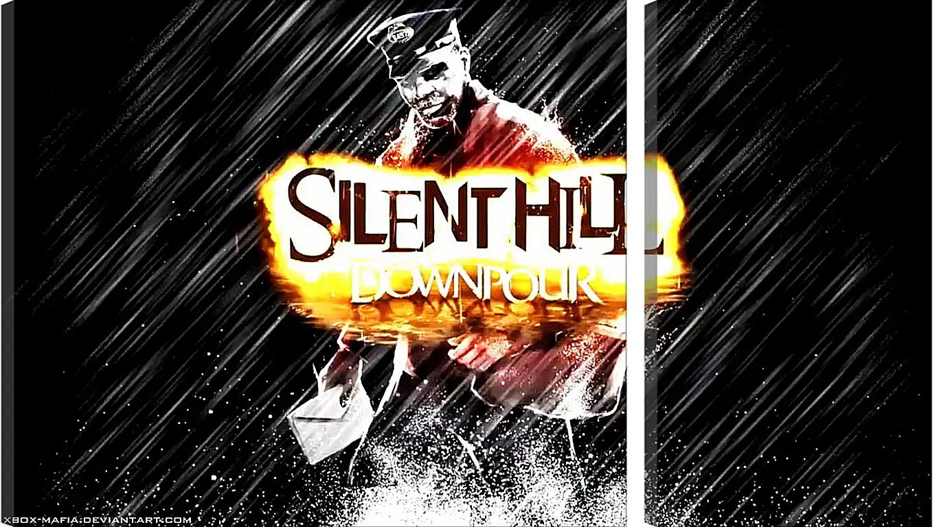 Модульная картина - Silent Hill
