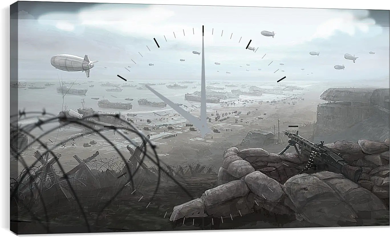 Часы картина - Company Of Heroes
