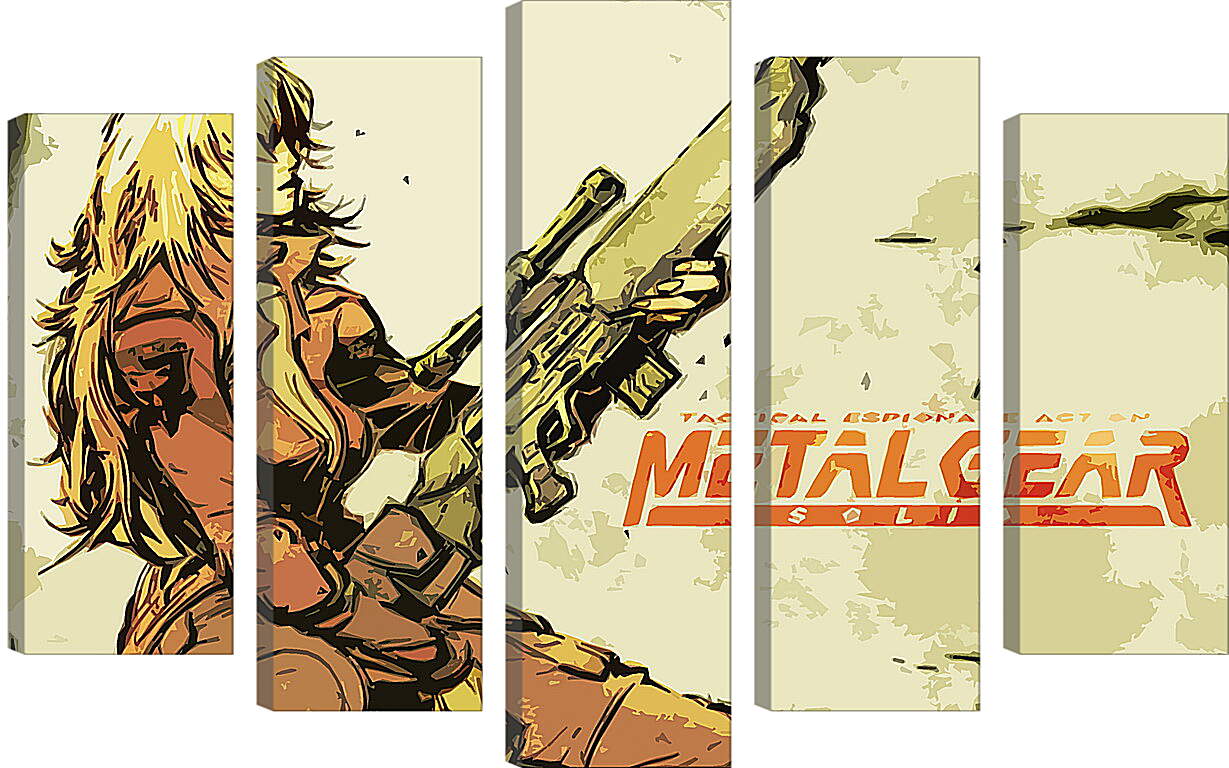 Модульная картина - Metal Gear