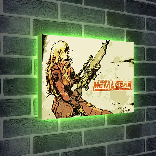 Лайтбокс световая панель - Metal Gear