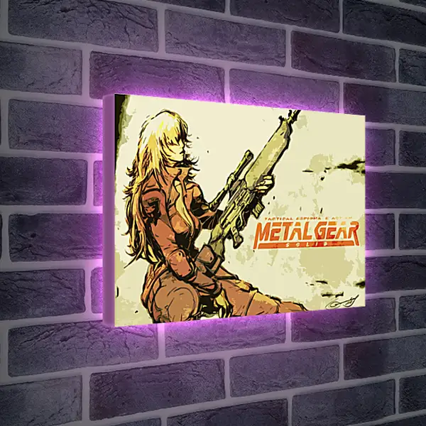 Лайтбокс световая панель - Metal Gear