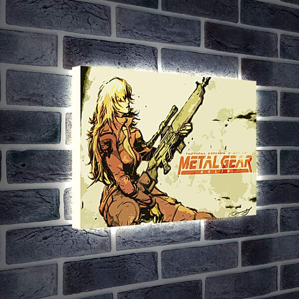 Лайтбокс световая панель - Metal Gear