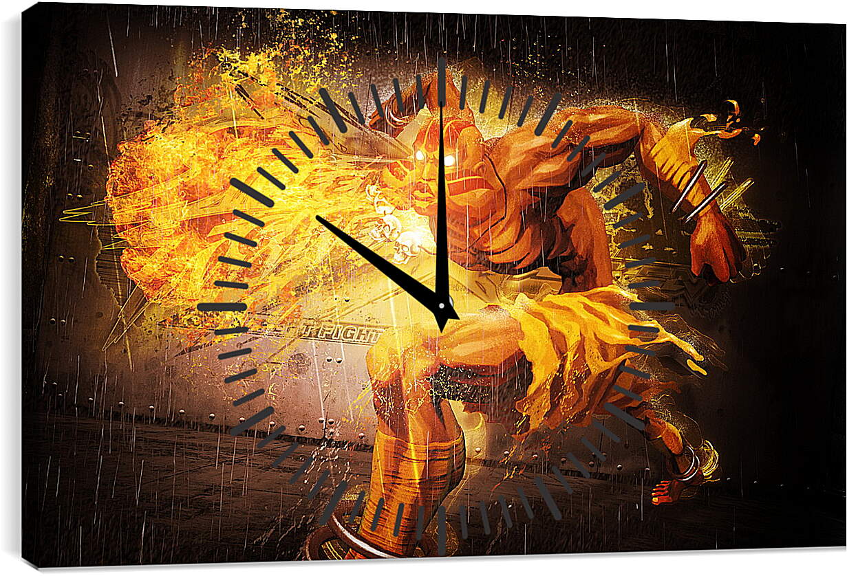 Часы картина - Street Fighter X Tekken
