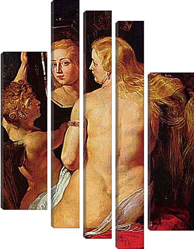 Модульная картина - Toilette der Venus. Питер Пауль Рубенс