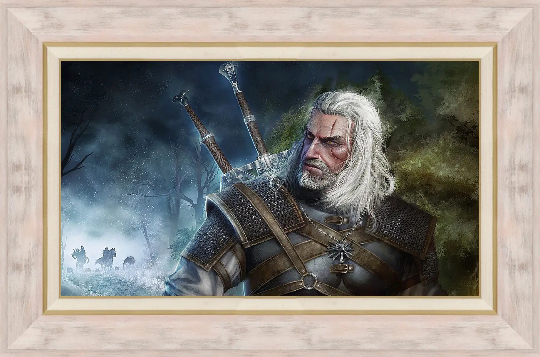 Картина в раме - The Witcher (Ведьмак). Геральт уходит от погони