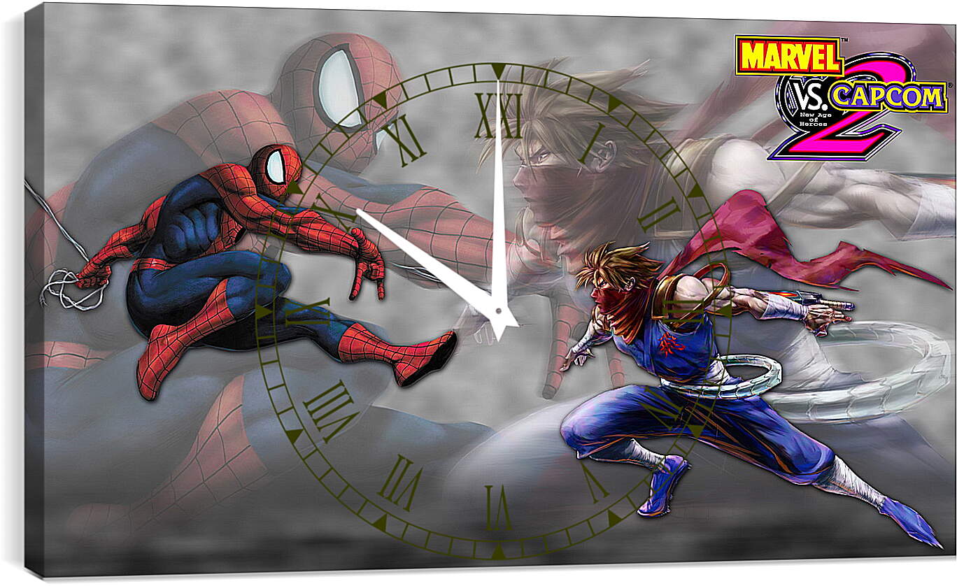Часы картина - Marvel Vs. Capcom 2
