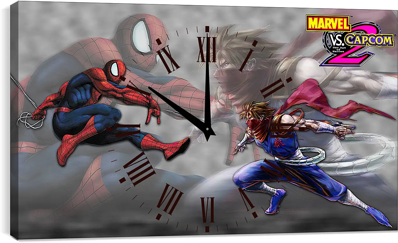 Часы картина - Marvel Vs. Capcom 2
