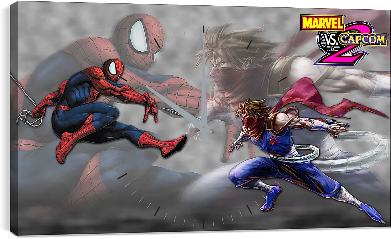 Часы картина - Marvel Vs. Capcom 2
