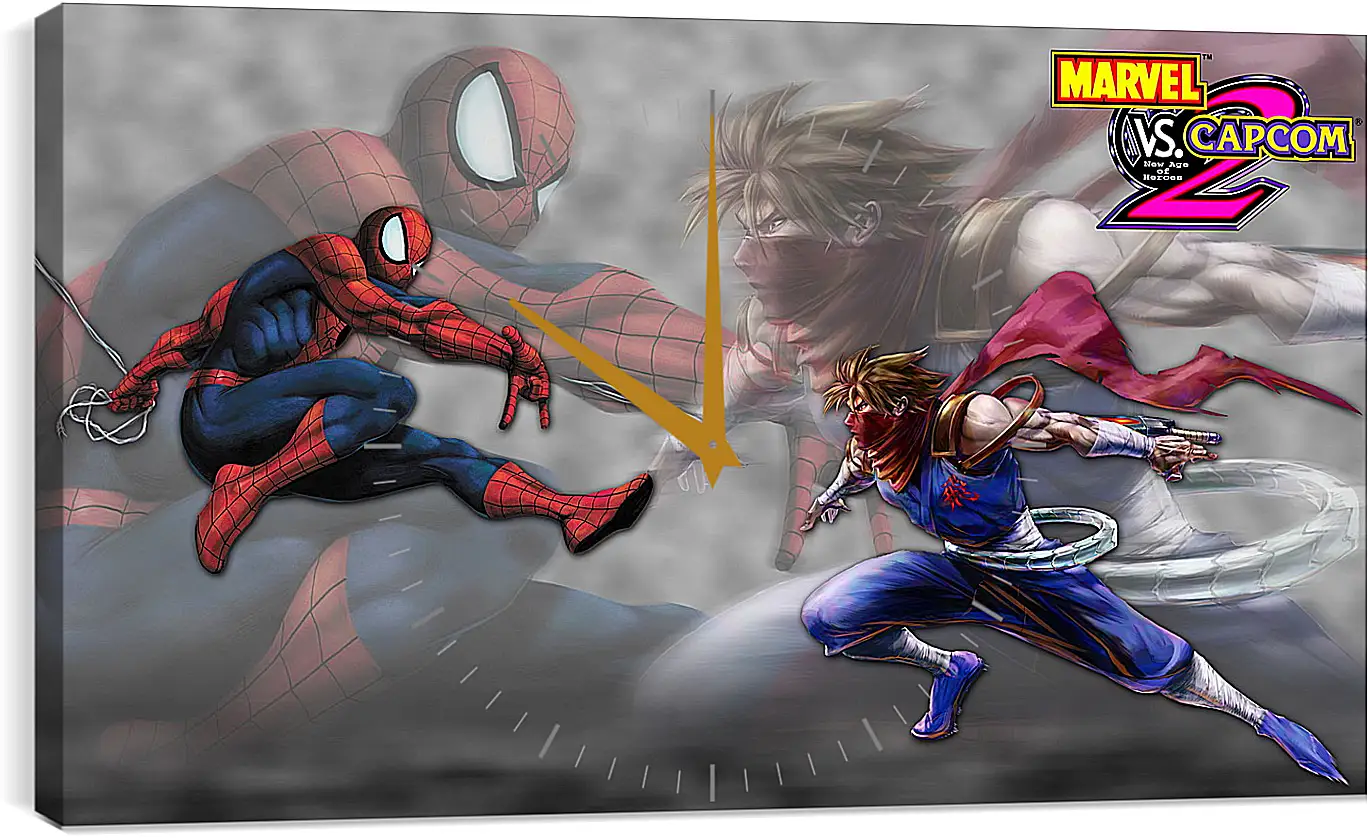 Часы картина - Marvel Vs. Capcom 2
