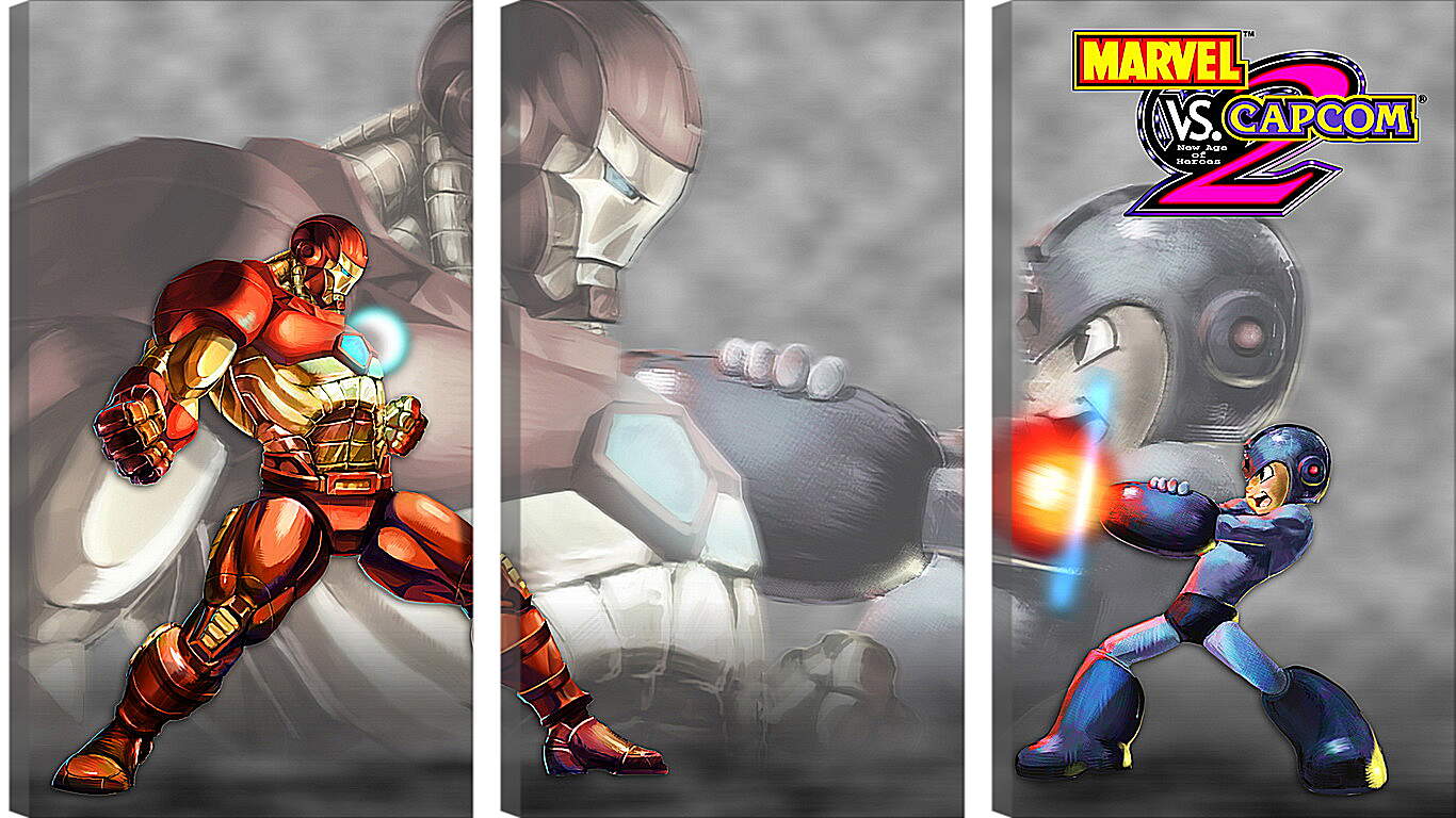 Модульная картина - Marvel Vs. Capcom 2
