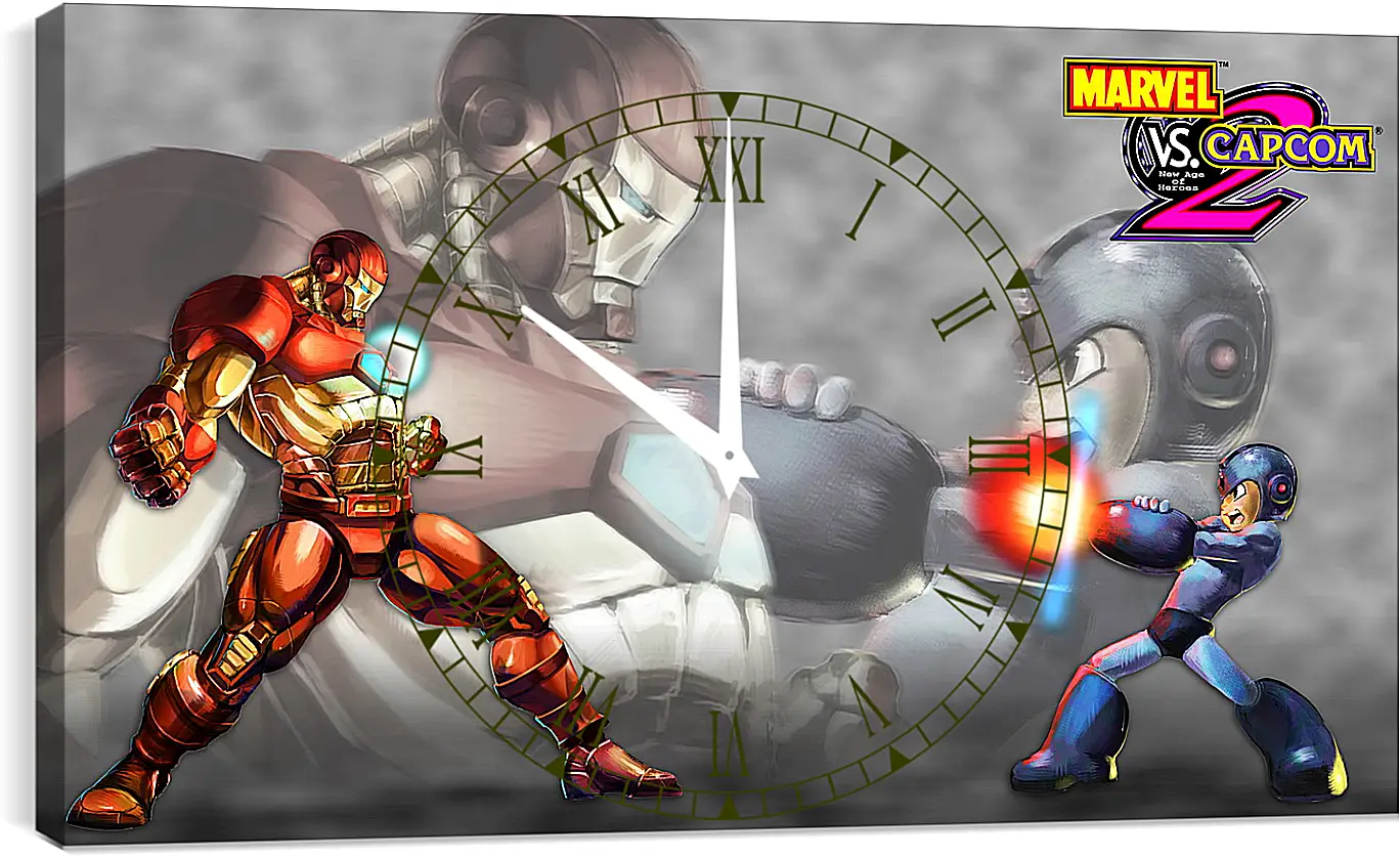 Часы картина - Marvel Vs. Capcom 2
