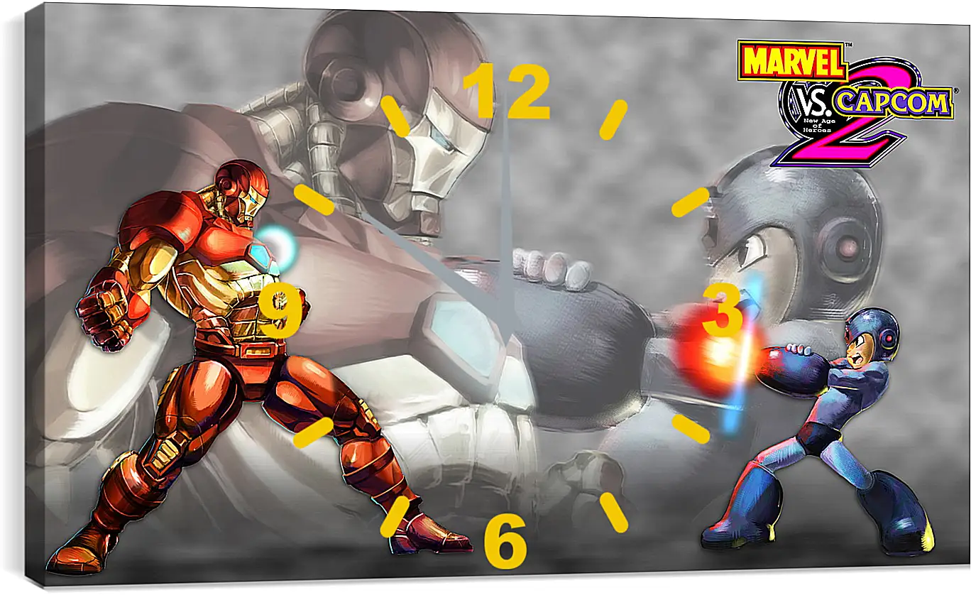 Часы картина - Marvel Vs. Capcom 2
