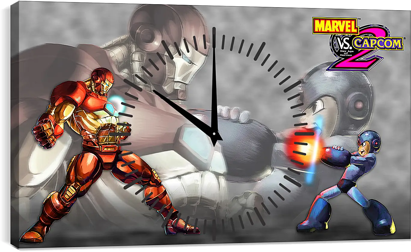 Часы картина - Marvel Vs. Capcom 2
