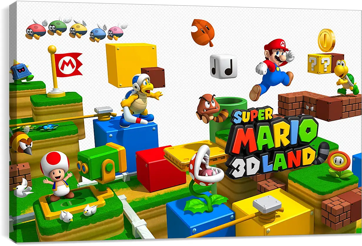 Постер и плакат - Super Mario 3D Land
