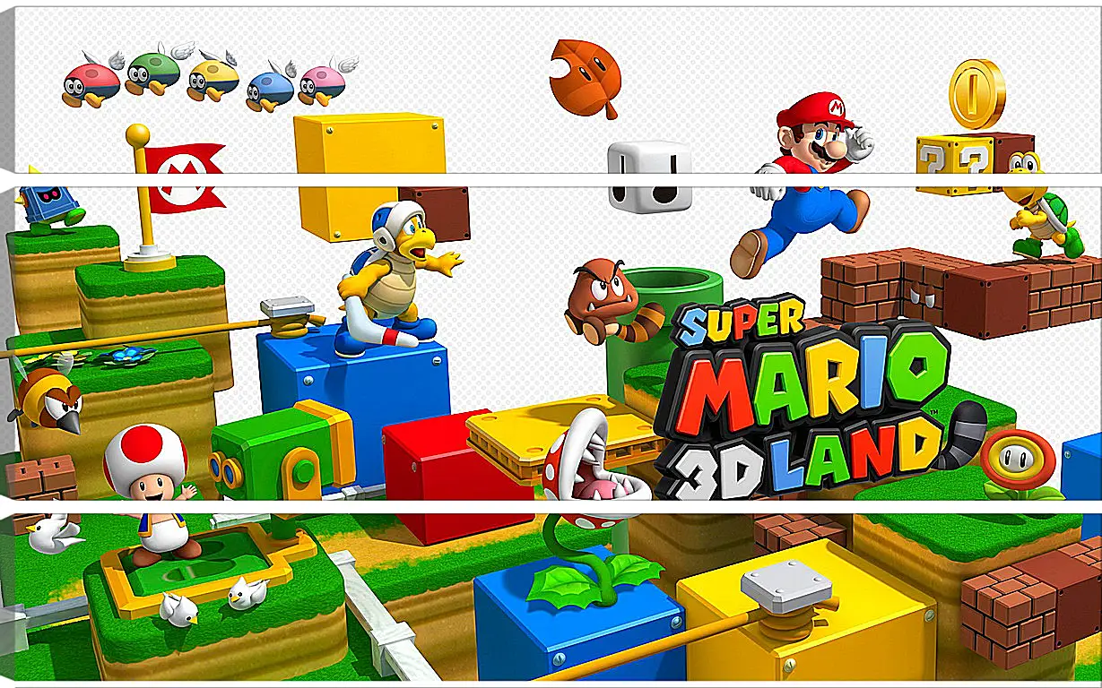 Модульная картина - Super Mario 3D Land
