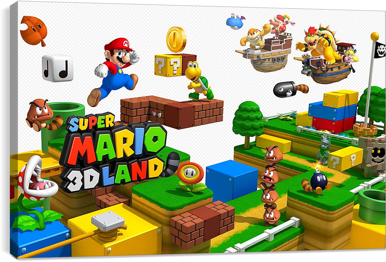 Постер и плакат - Super Mario 3D Land
