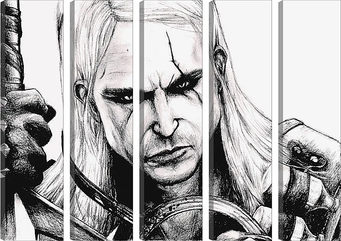 Модульная картина - The Witcher