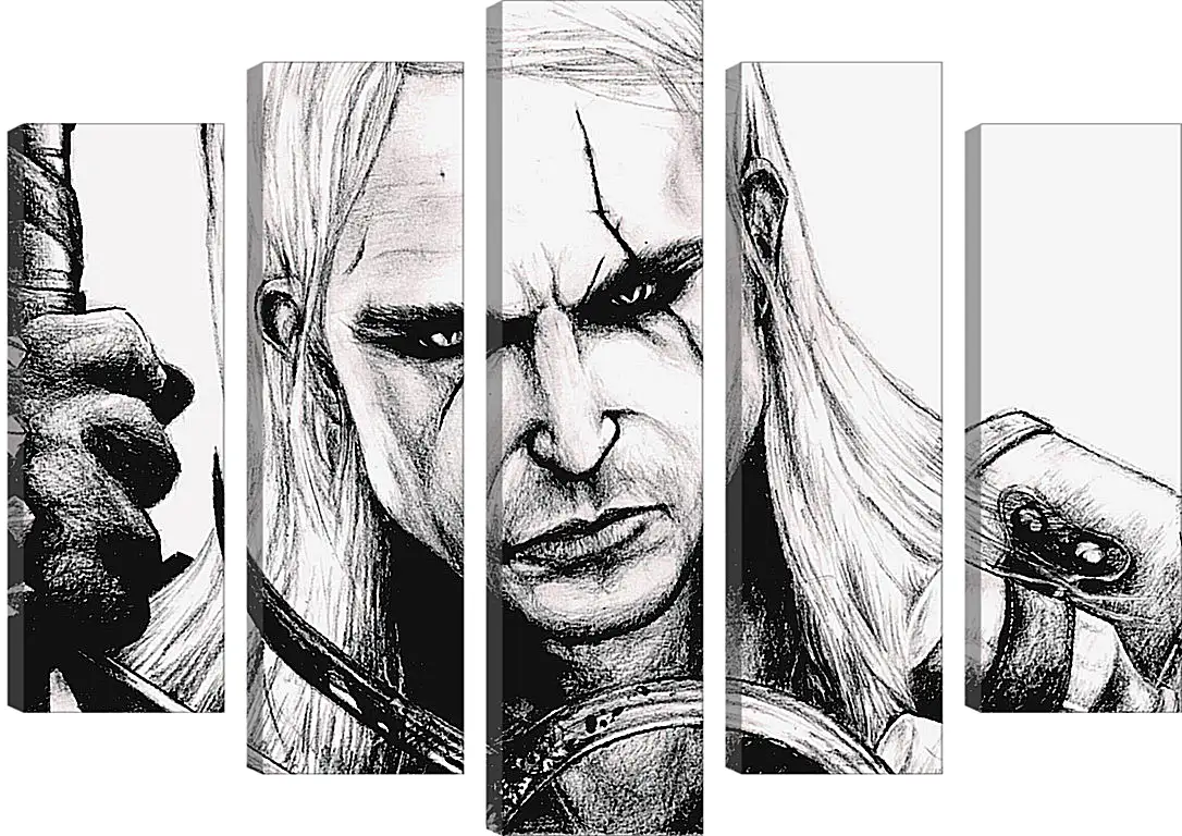 Модульная картина - The Witcher