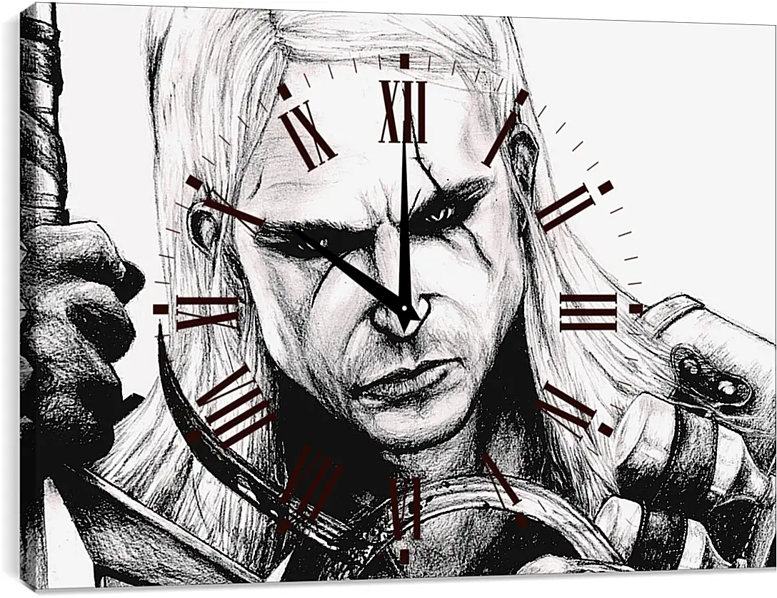 Часы картина - The Witcher