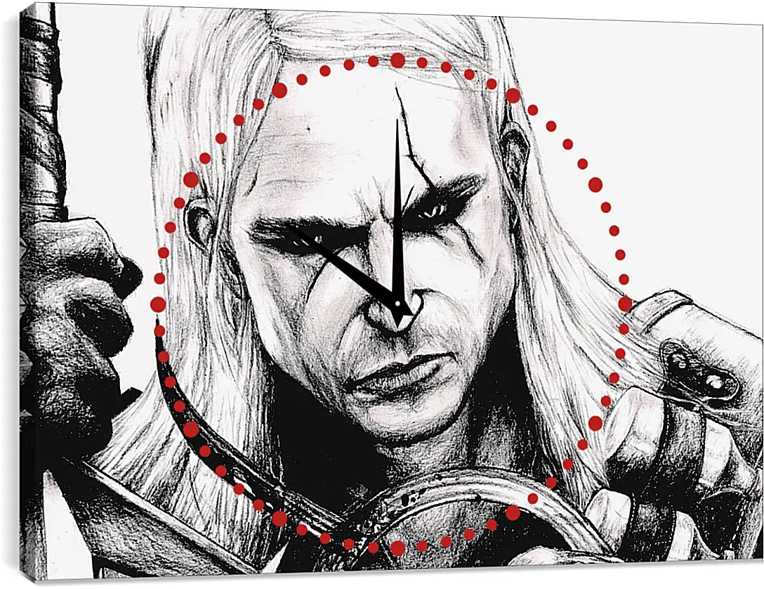 Часы картина - The Witcher