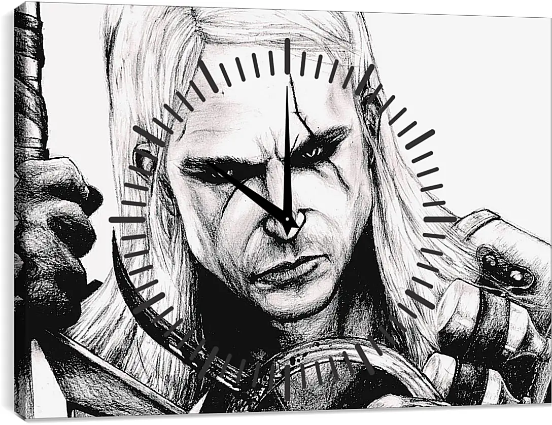 Часы картина - The Witcher