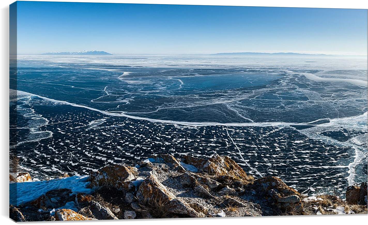 Постер и плакат - Озеро зимой. Байкал