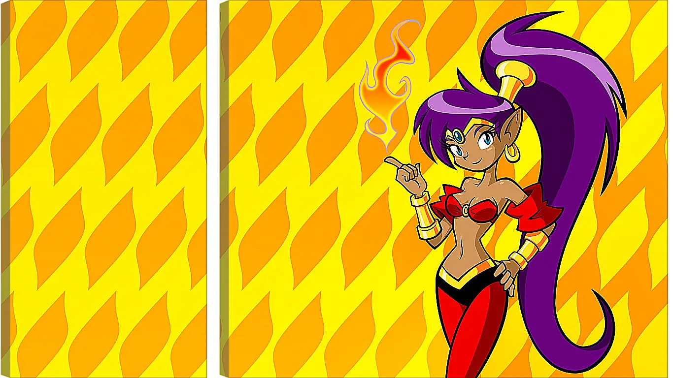 Модульная картина - Shantae: Riskys Revenge
