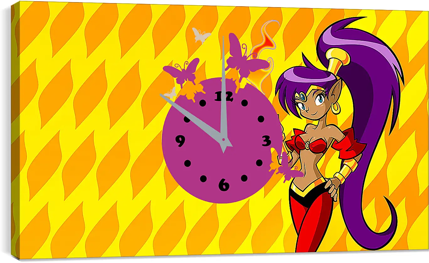 Часы картина - Shantae: Riskys Revenge
