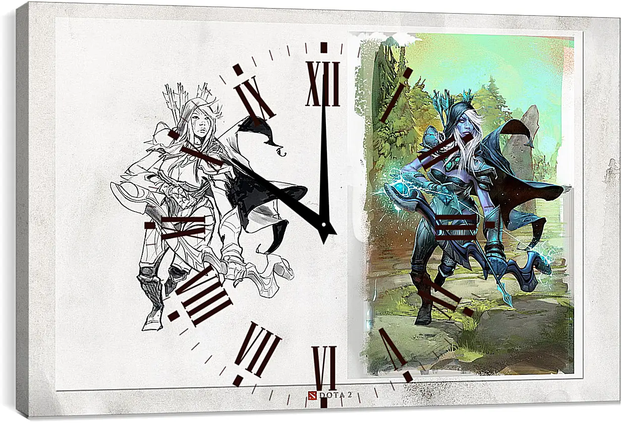 Часы картина - DotA