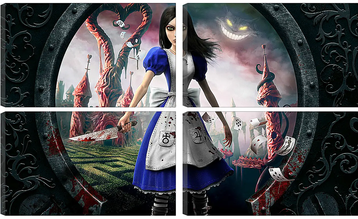 Модульная картина - Alice: Madness Returns
