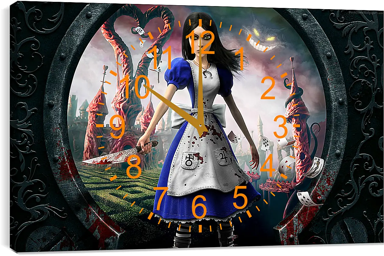 Часы картина - Alice: Madness Returns
