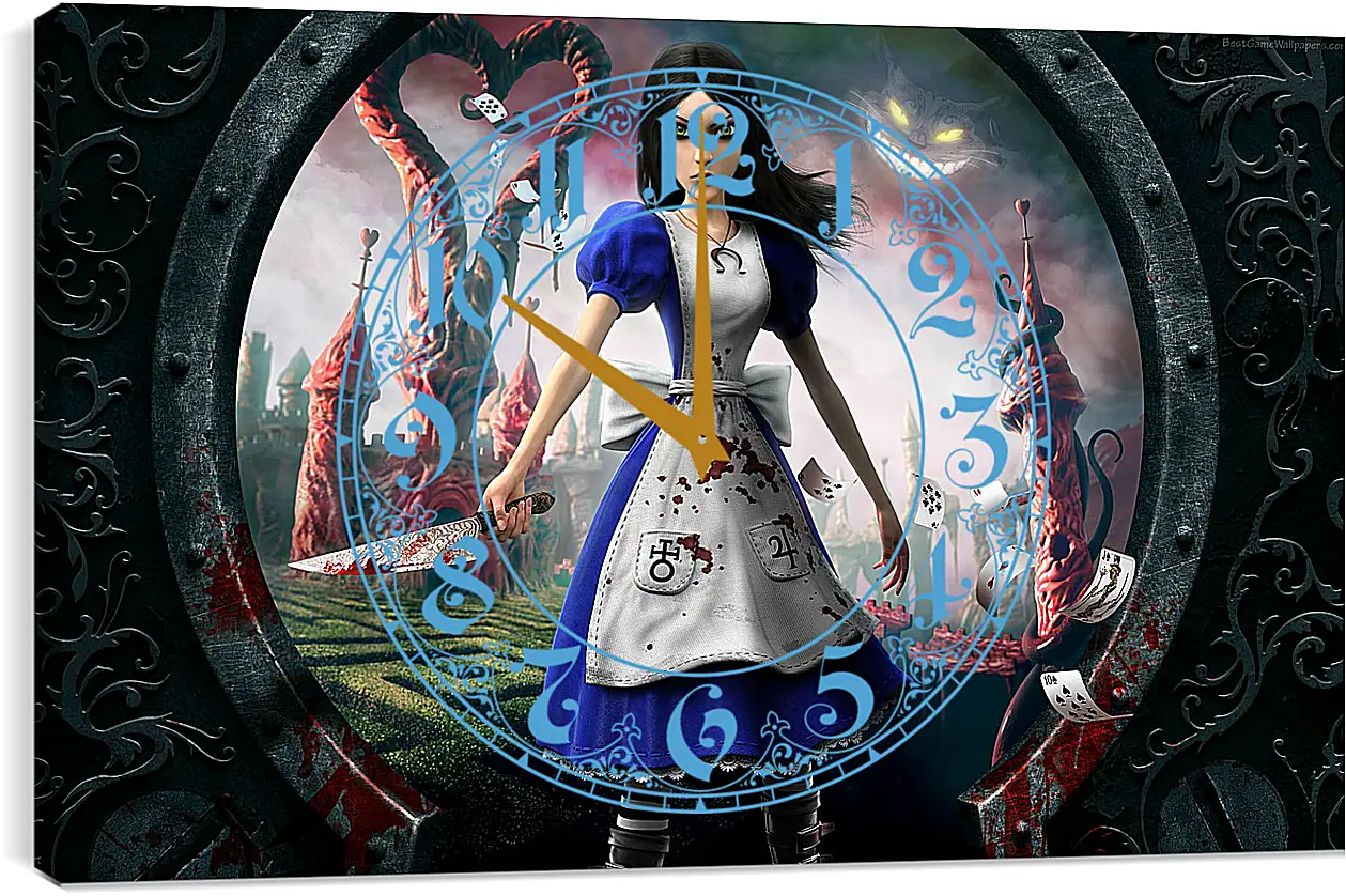 Часы картина - Alice: Madness Returns
