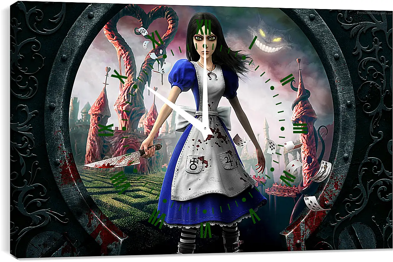 Часы картина - Alice: Madness Returns
