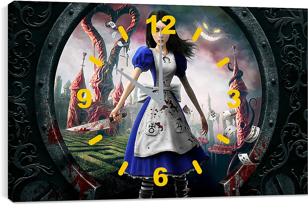 Часы картина - Alice: Madness Returns
