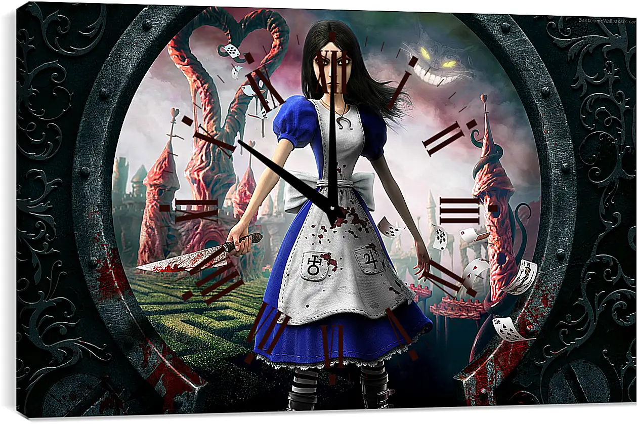 Часы картина - Alice: Madness Returns
