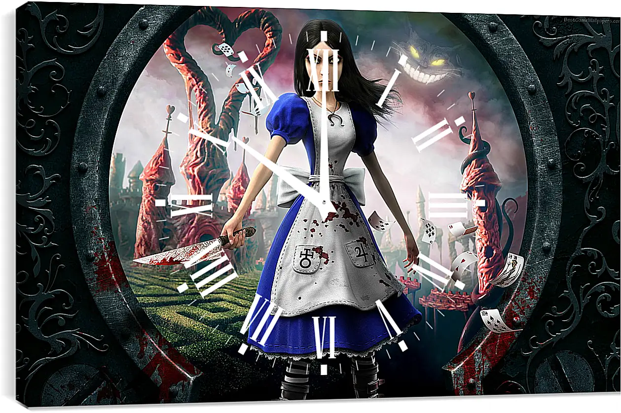 Часы картина - Alice: Madness Returns
