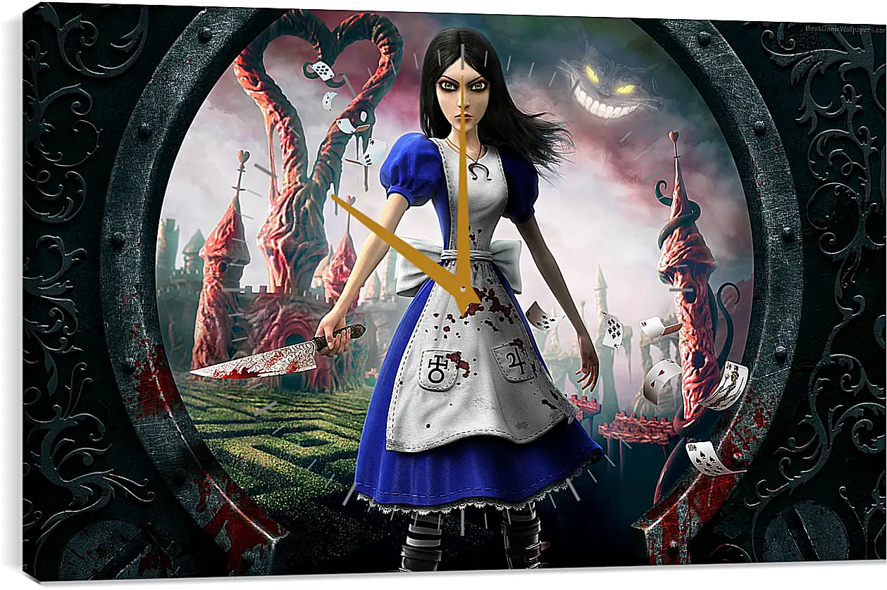 Часы картина - Alice: Madness Returns
